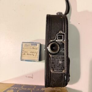 Vintage Keystone 8mm Movie Camera w/ Original Box & Filters